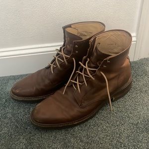 Frye Tyler Lace Up Boot Color: Cognac